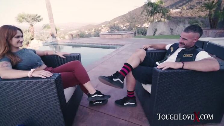 [ToughLoveX] - Siri Dahl BTS - Redhead Slut Gets Creampie