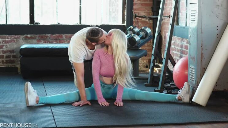 [PentHouse] - Lilly Bell Interracial Gym Sex with Creampie - Lilly Bell