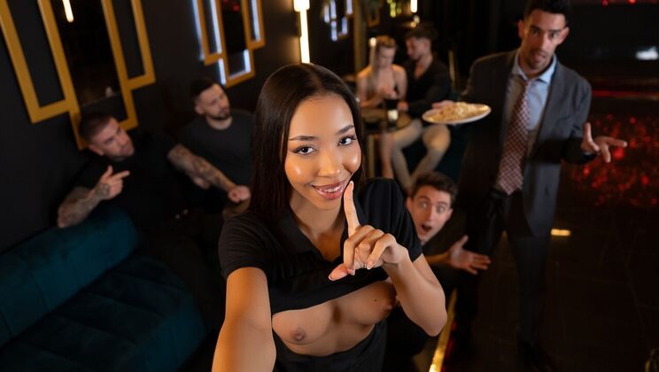 [RKPrime] - Standing Fuck: Athletic Waitress Takes It Hard - Jimmy Bud - Lia Lin